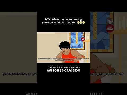 E dey sweet for body😂😂😂 #houseofajebo #animation #cartoon #funny #pov