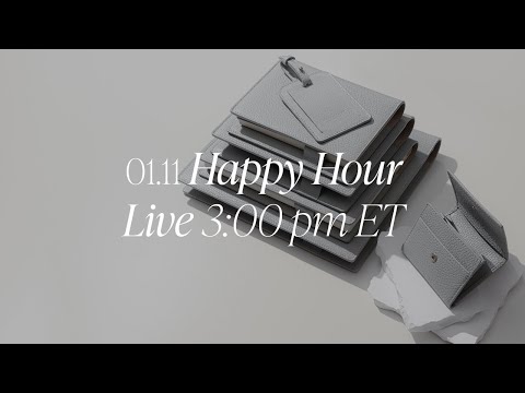 Heirloom Wallet & New Planning Inserts Are Waiting For You! | Happy Hour Live | Cloth & Paper