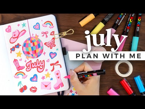 PLAN WITH ME | July 2024 Bullet Journal Setup