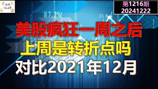 ✨【投资TALK君1216期】美股疯狂的一周之后，上周是转折点吗？对比熊市前的2021年12月✨20241222#CPI #nvda #美股 #投资 #英伟达 #ai #特斯拉