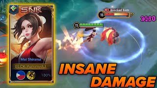 HONOR OF KINGS ( MAI SHIRANUI ) INSANE BURST DAMAGE!