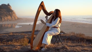 Story of the Sunset I 1 Hour Relaxing Harp I Sarah Bhalla