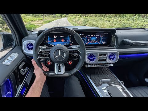 NEW 2025 Mercedes G63 AMG FACELIFT POV Drive! +V8 SOUND! Interior Exterior Review 4K