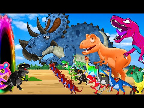 "Triceratops," Dinosaurs Tyrannosaurus fishing! Stegosaurus, Ankylosaurus a Paleontologist JURASSIC!