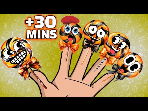 Lollipop Finger Family Song - Finger Family Lollipop Nursery Rhymes Kids Song