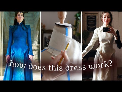 Patterning Moiraine Sedai’s White Tower Dress | The Wheel of Time