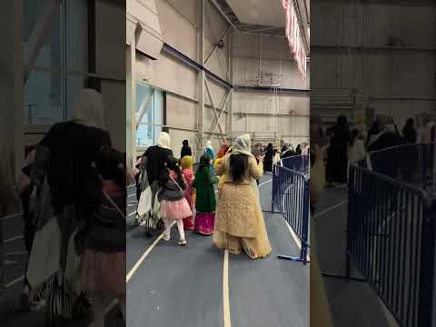 Muslims perform Eid prayer in Canada#shorts