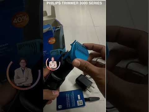 philips trimmer 3000 series unboxing. #unboxing #philipstrimmer