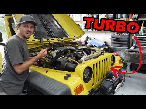 SICK Turbo Charged Jeep TJ: It's Actually sick, I Fix It! Simple Mistake...