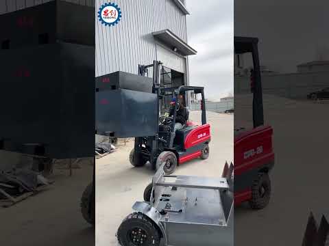 Electric Wheel Forklift with Maintenance Free Battery for Sale #automobile #machine