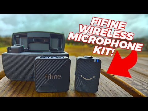 Fifine M9 Wireless Microphone - Great for Moto/Bike Vlogging