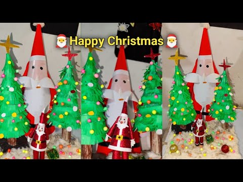 happy christmas day 🎅 Happy Christmas special craft idea decoration 🎄diy project 🎅#christmas