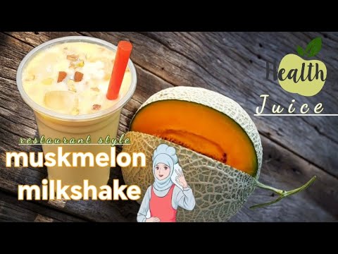 restaurant style Muskmelon milkshake | High Fiber Juice | shabana kitchen smart recipes