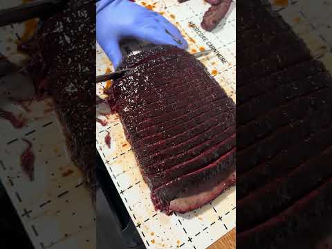 Slicing up a 1st Place Brisket! #shorts