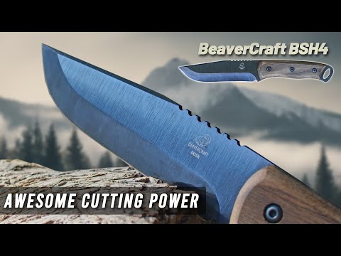 The AMAZING BeaverCraft BSH4 BUSHCRAFT knife