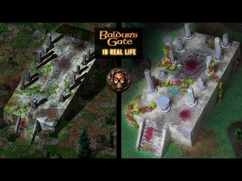 Building Baldur's Gate Part 8 - That One Ruined Temple in the Forest (with Red Wizards of Thay)