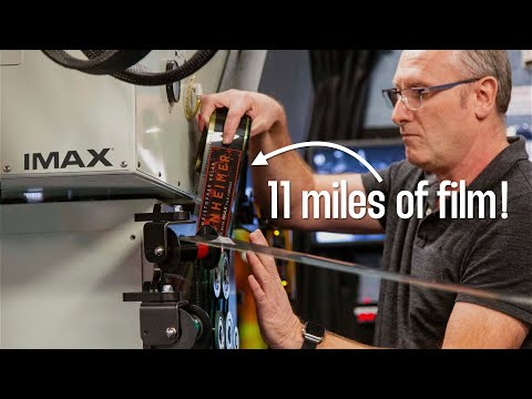 See How OPPENHEIMER 70MM IMAX Film is projected