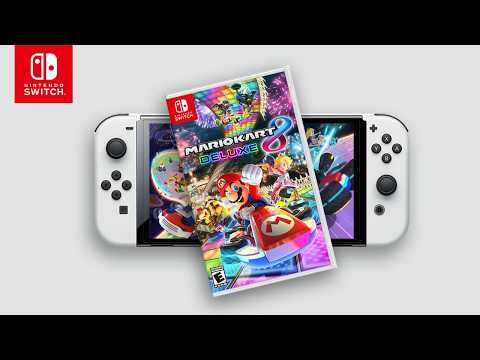 Mario Kart 8 Deluxe on Nintendo Switch OLED (Flower Cup Grand Prix 100cc)