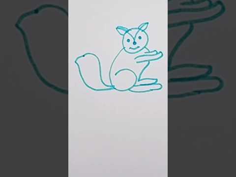 Easy fox drawing | easy drawing for kids | fox drawing