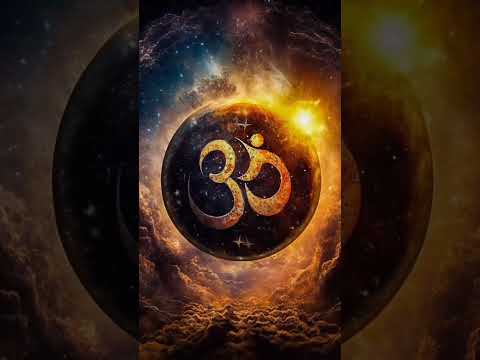 Listen to the sound of universe #OM with your eyes closed and heal your body and soul 🙏 #meditation