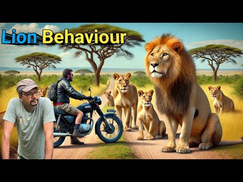 बब्बर शेर । Fascinating World of Lions । African Lion & Asiatic Lions । African & Asiatic Elephants