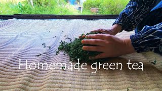 美味しい釜炒り手もみ茶の作り方🍵Homemade green tea