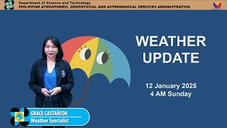 Public Weather Forecast issued at 4AM | January 12 , 2025 - Sunday