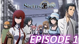 Time Travel!?!? Steins Gate Ep. 1 Reaction + Review!