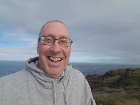 Me at Cape Spear, NL, the most easterly (not "Easter-ly", like the holiday!) point in North America!