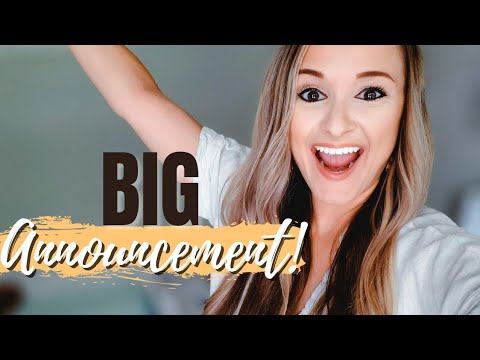 HUGE ANNOUNCEMENT!!! 📢