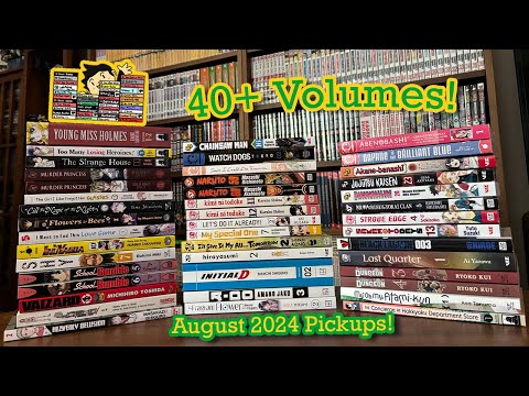 MEGA 40+ VOLUME MANGA HAUL! - August 2024 Pickups