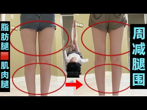 懒人睡前躺瘦！周减CM腿围瘦腿操！脂肪腿 肌肉腿 水肿腿 slim leg workout idol weight loss