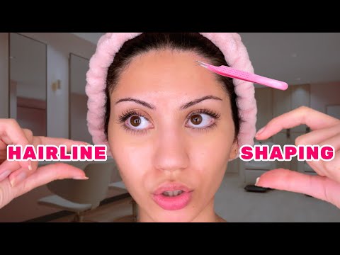 how i transformed the shape of my hairline