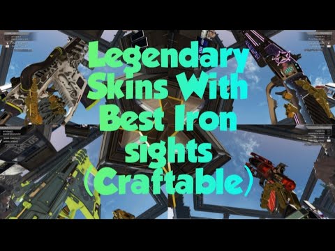 Apex Legends: Legendary Skins With Best Iron Sights In Season 17.(CRAFTABLE SKINS)