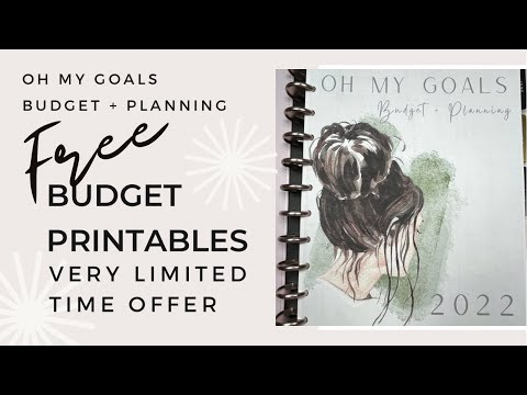 BUDGET WITH ME - *FREE* BUDGET PRINTABLES FOR A LIMITED TIME! | Oh My Goals Budget + Planning