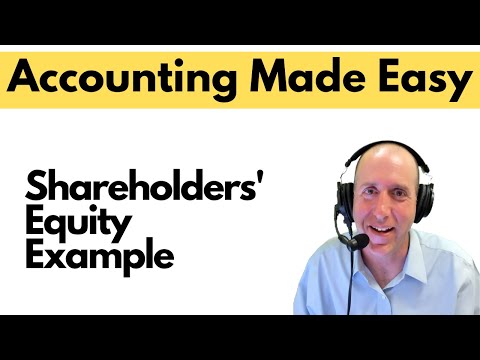 FA 44 - Shareholders' Equity Example Problem