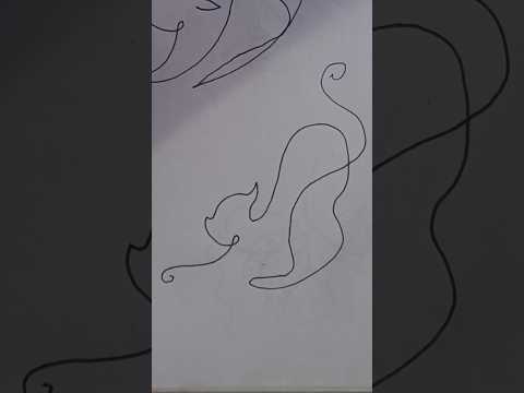 One line drawing #drawingtechnique