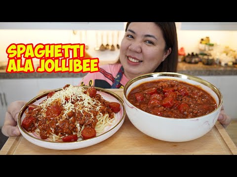 Filipino Spaghetti Recipe ala Jollibee