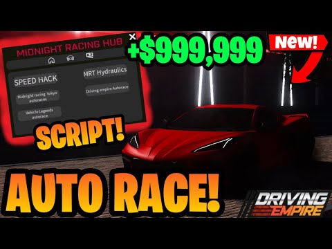 NEW DRIVING EMPIRE AUTO RACE SCRIPT HACK | Roblox Driving Empire Script Pastebin 2024