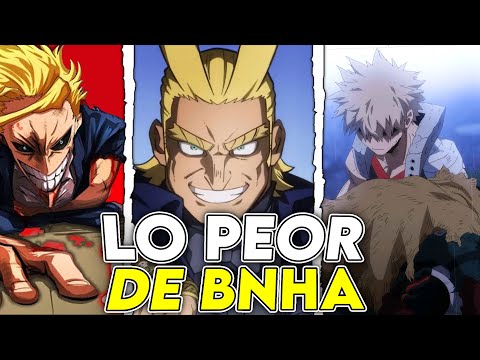 ⚡Los PEORES ERRORES de BOKU NO HERO ACADEMIA 👀💀COSAS que ODIO