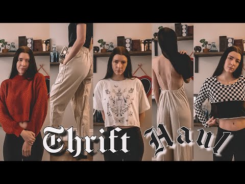 Collective Thrift Haul | try-on, alt, grunge style