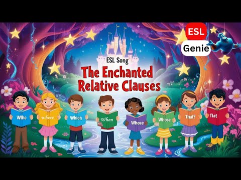 Relative clauses song 🌟 “Pixie Dust and Relative Clauses: ” 🌟#esl #eslgrammar #eslsongs #music