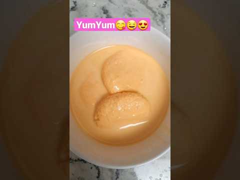 Mango Rasmalai😋😍 #sweet #eating #satisfying #shorts  #ytshorts #viral #trending #sowmikitchen123