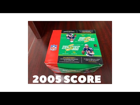 2005 Score Football Hobby Box Break