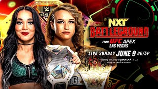 NXT BATTLEGROUND MATCHES YOU CAN'T MISS!