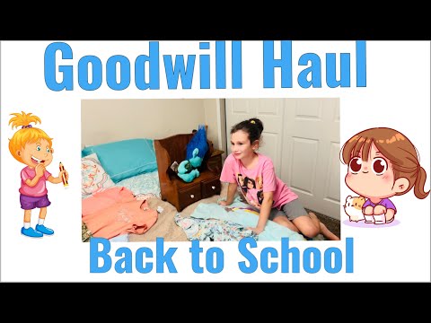 Back to School Haul #2 : Goodwill Store