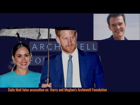 NOW THE DAILY MAILS CHRIS MATTHEWS TARGETS PRINCE HARRY&DUCHESS MEGHAN ARCHEWELL FOUNDATION .