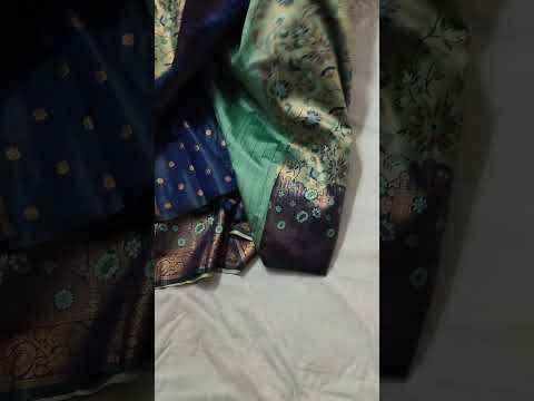 ధర్మవరం పట్టు సారీ బోర్డర్ కలర్ నేవీ బ్లూ#onlineshopping #new trending sarees#shorts#YouTube shorts