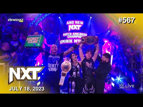 "Dirty" Dominik Mysterio wins the NXT North American Championship: WWE NXT, July 18, 2023