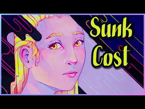 Art and the Sunk Cost Fallacy ✦ Neon Acrylic Painting Process